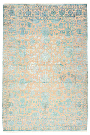 Alfombra de diseño - 301 x 203 cm - azul claro