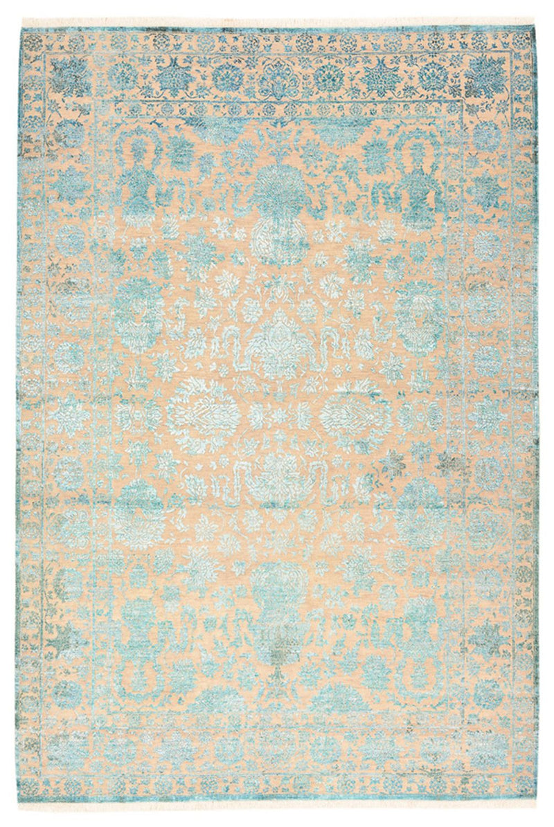 Alfombra de diseño - 301 x 203 cm - azul claro