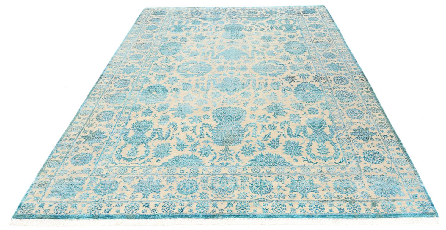 Alfombra de diseño - 301 x 203 cm - azul claro
