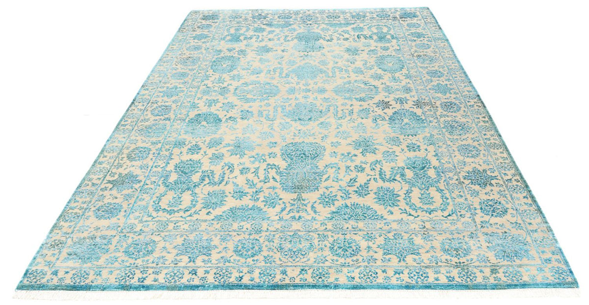 Alfombra de diseño - 301 x 203 cm - azul claro