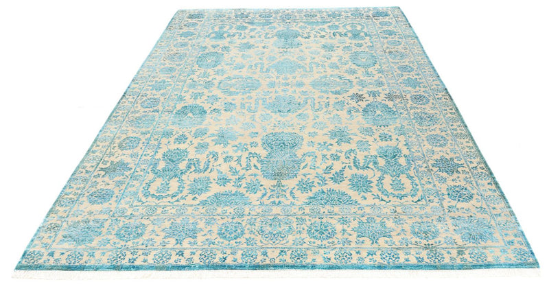Alfombra de diseño - 301 x 203 cm - azul claro