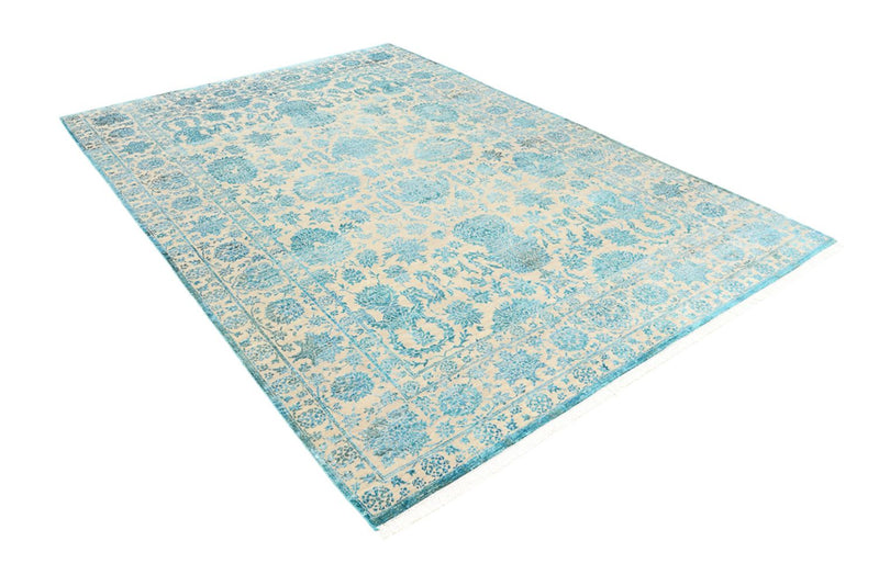 Alfombra de diseño - 301 x 203 cm - azul claro
