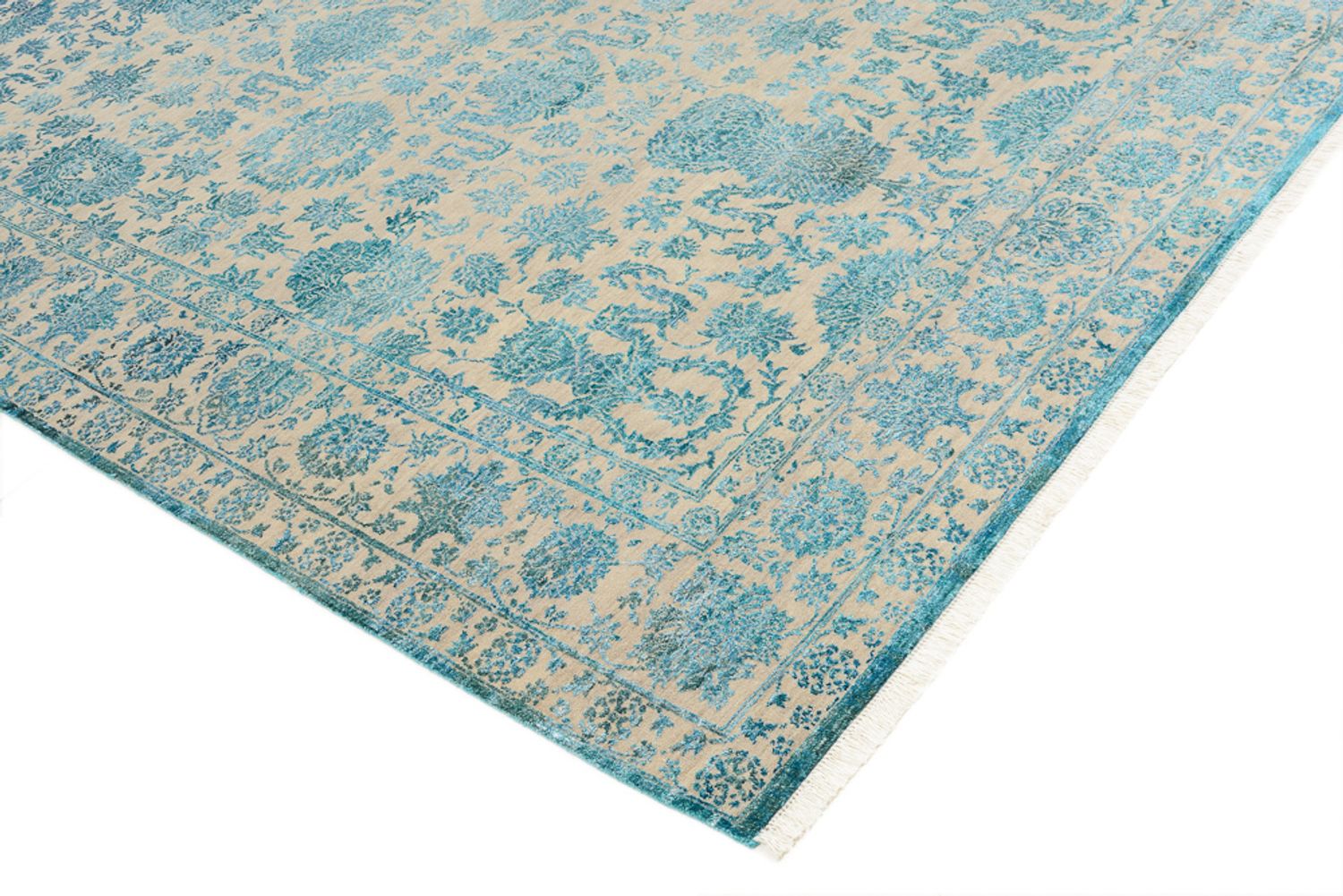 Alfombra de diseño - 301 x 203 cm - azul claro