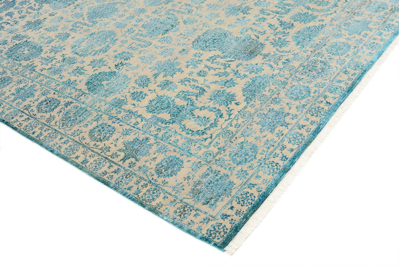 Alfombra de diseño - 301 x 203 cm - azul claro