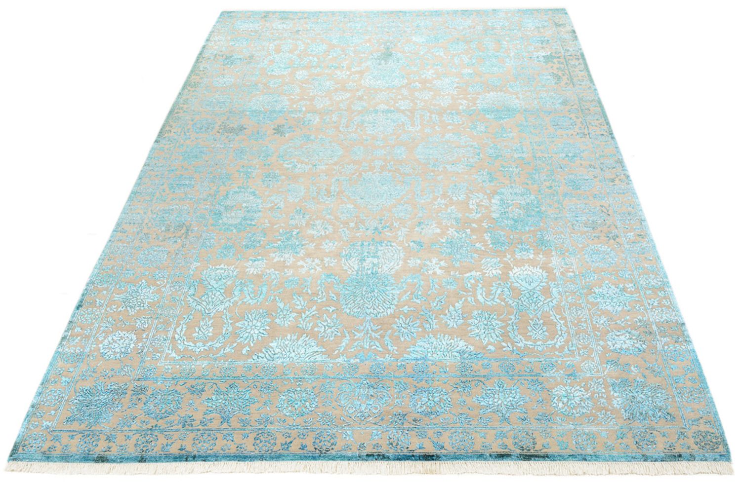 Alfombra de diseño - 301 x 203 cm - azul claro