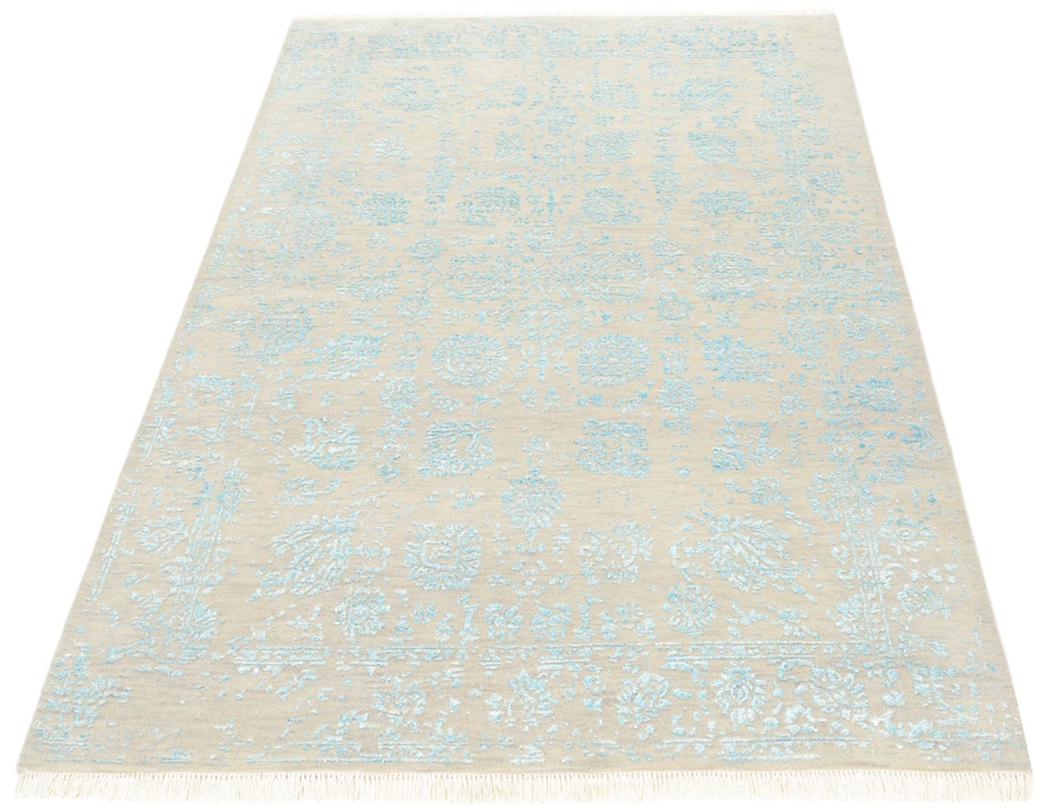 Alfombra de diseño - 177 x 124 cm - gris claro