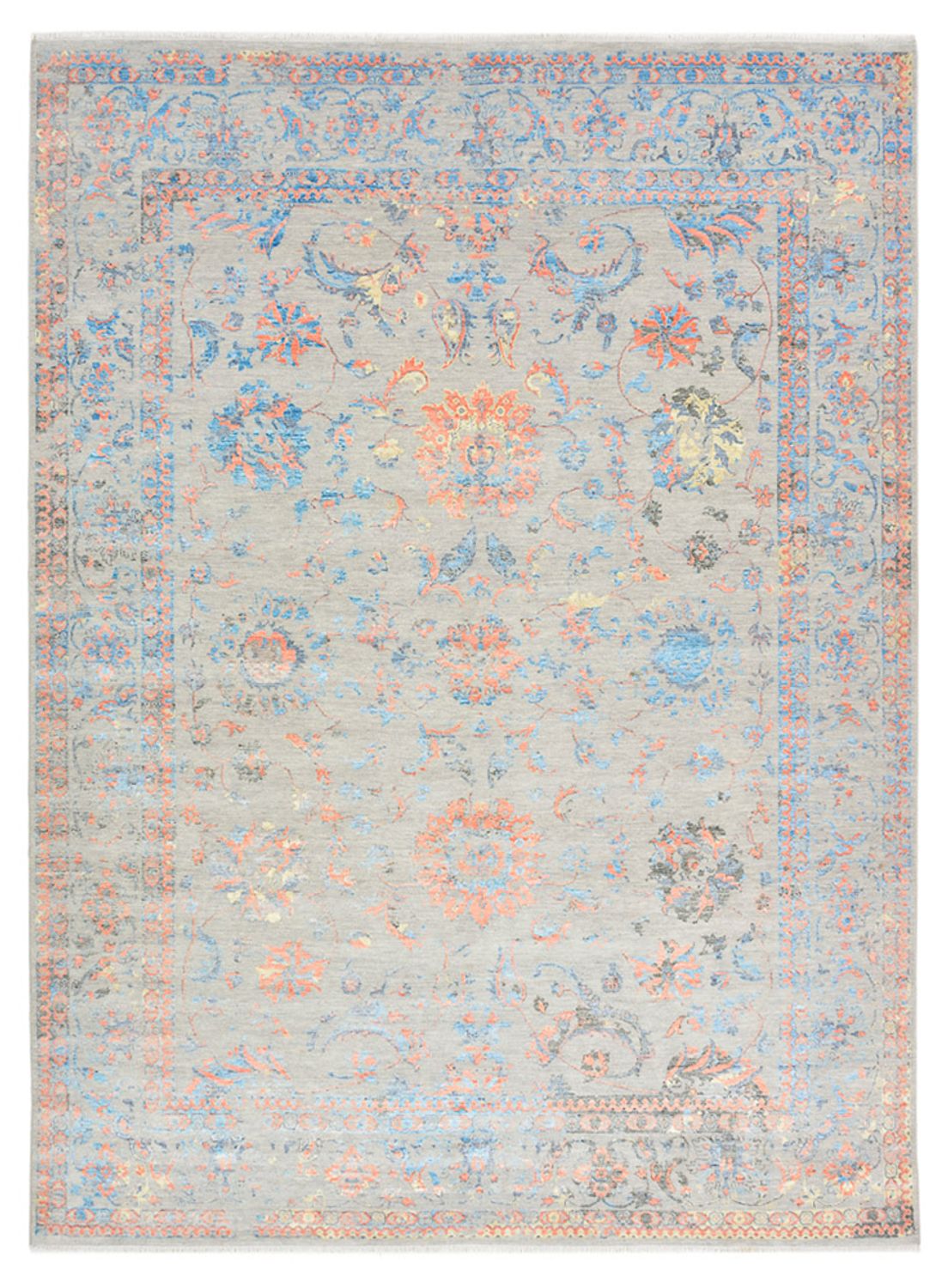 Alfombra de diseño - 366 x 271 cm - azul claro