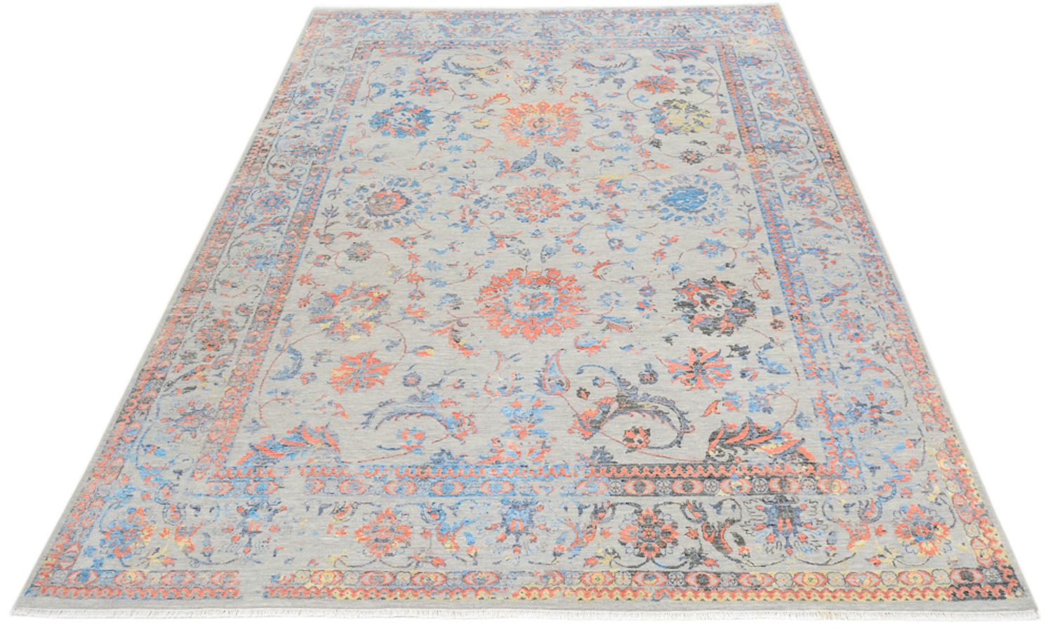 Alfombra de diseño - 366 x 271 cm - azul claro