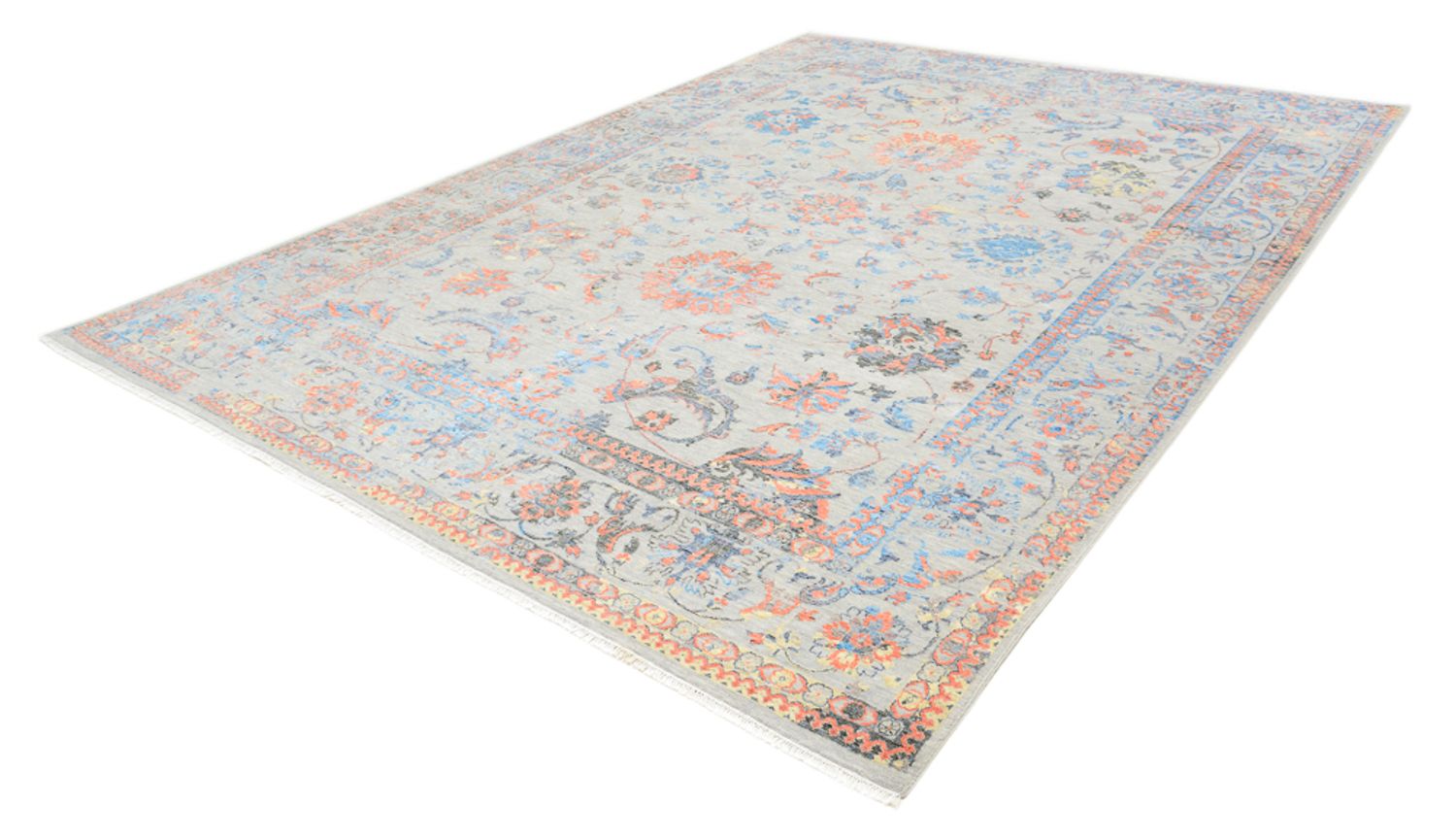 Alfombra de diseño - 366 x 271 cm - azul claro