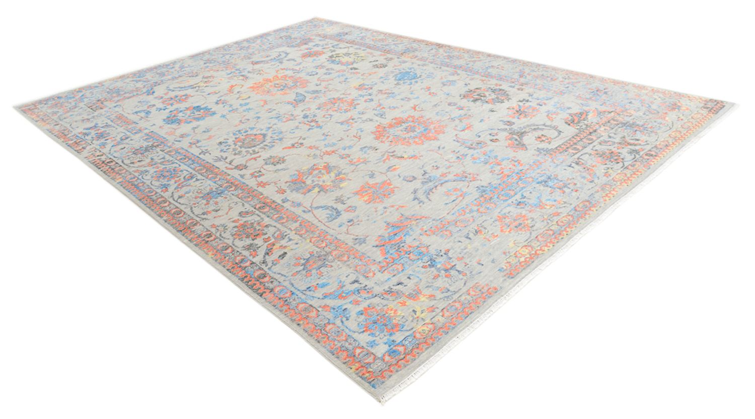 Alfombra de diseño - 366 x 271 cm - azul claro