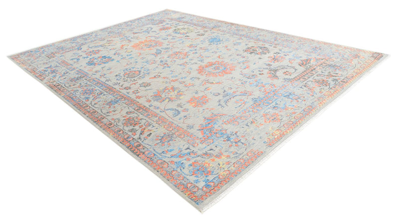 Alfombra de diseño - 366 x 271 cm - azul claro