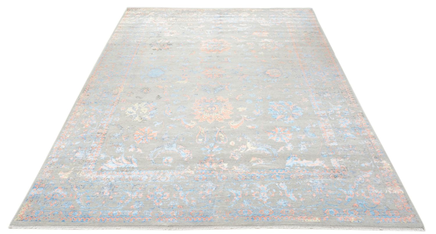 Alfombra de diseño - 366 x 271 cm - azul claro