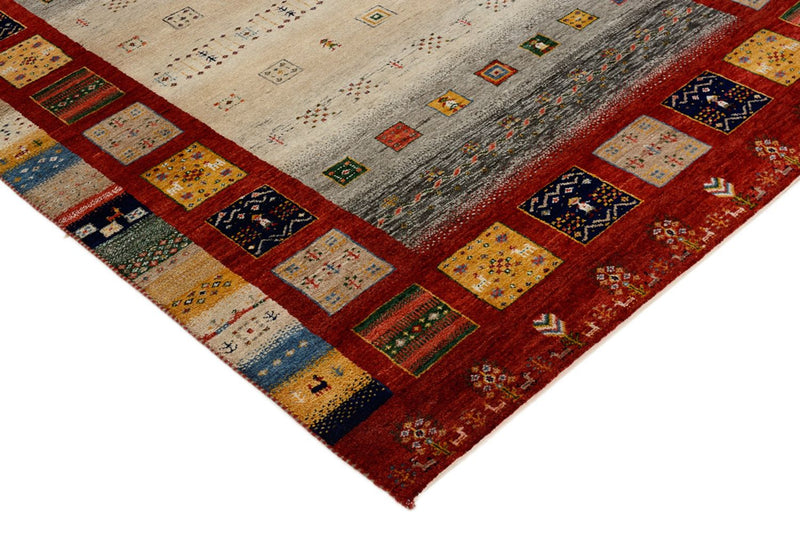 Alfombra Gabbeh - Loribaft Indus - 204 x 150 cm - multicolor