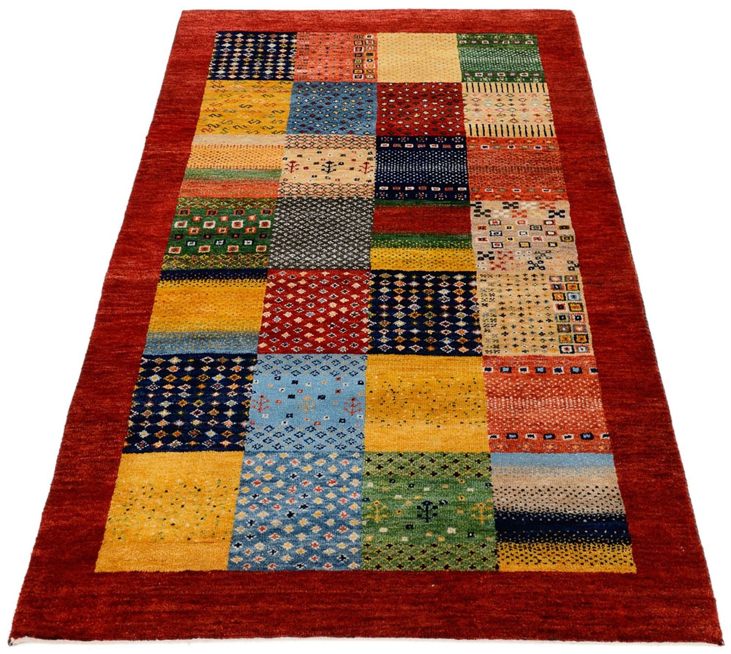 Alfombra Gabbeh - Loribaft Indus - 163 x 96 cm - multicolor