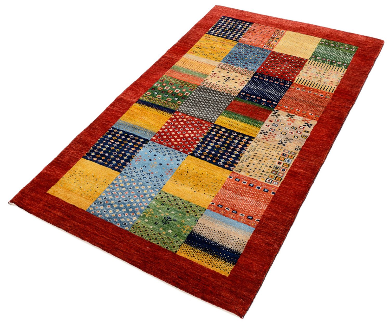 Alfombra Gabbeh - Loribaft Indus - 163 x 96 cm - multicolor