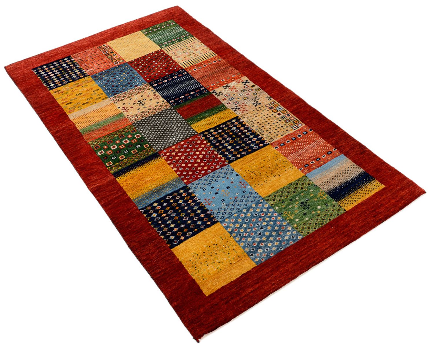 Alfombra Gabbeh - Loribaft Indus - 163 x 96 cm - multicolor