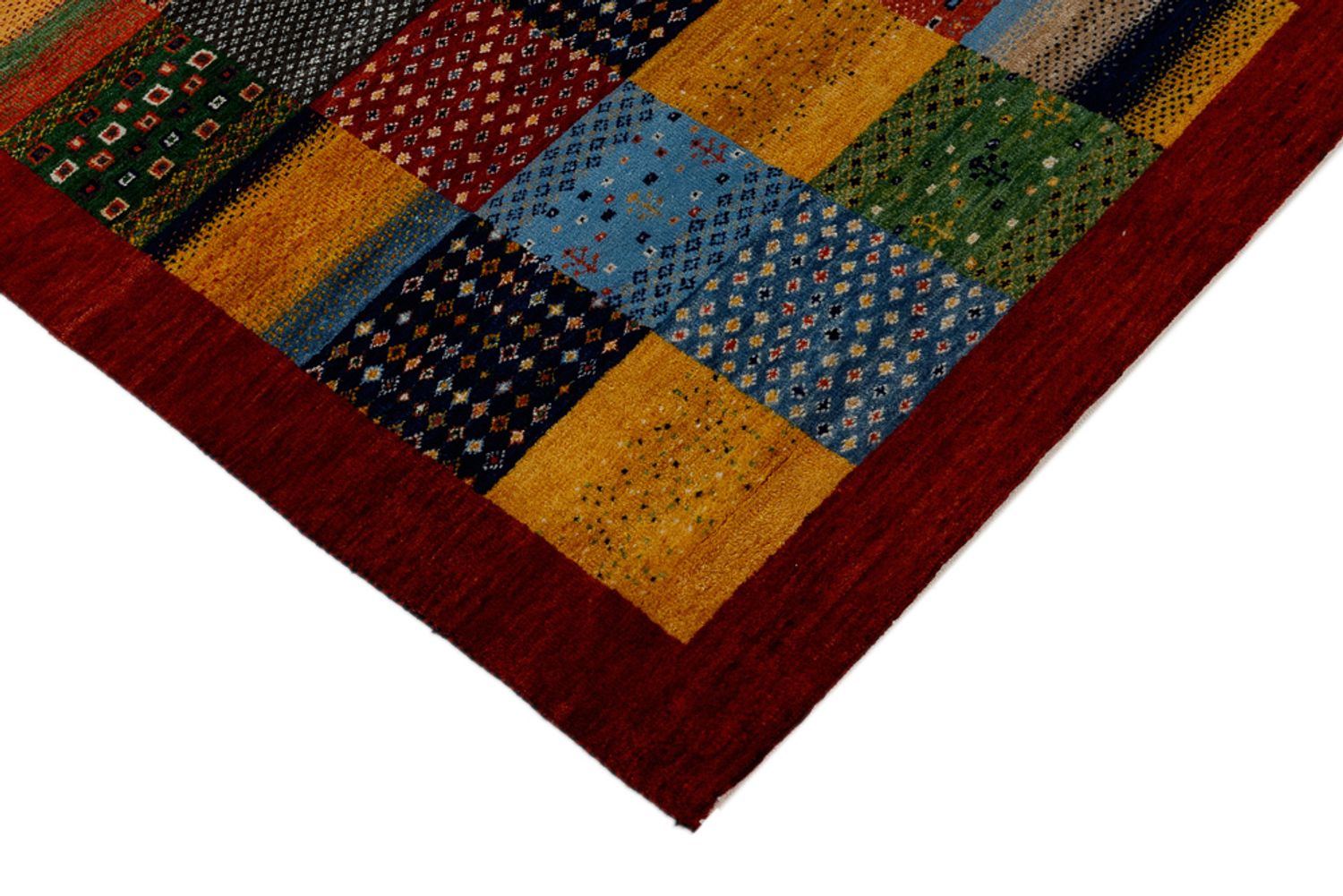 Alfombra Gabbeh - Loribaft Indus - 163 x 96 cm - multicolor