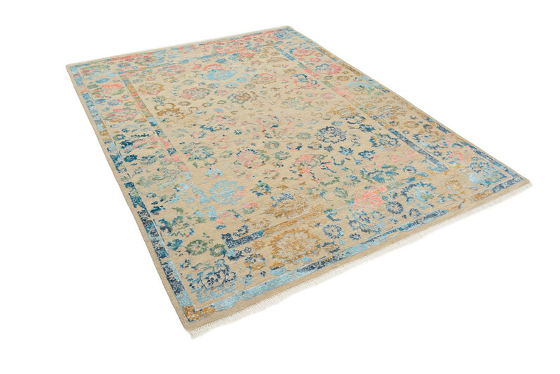 Alfombra de diseño - 234 x 175 cm - beige oscuro