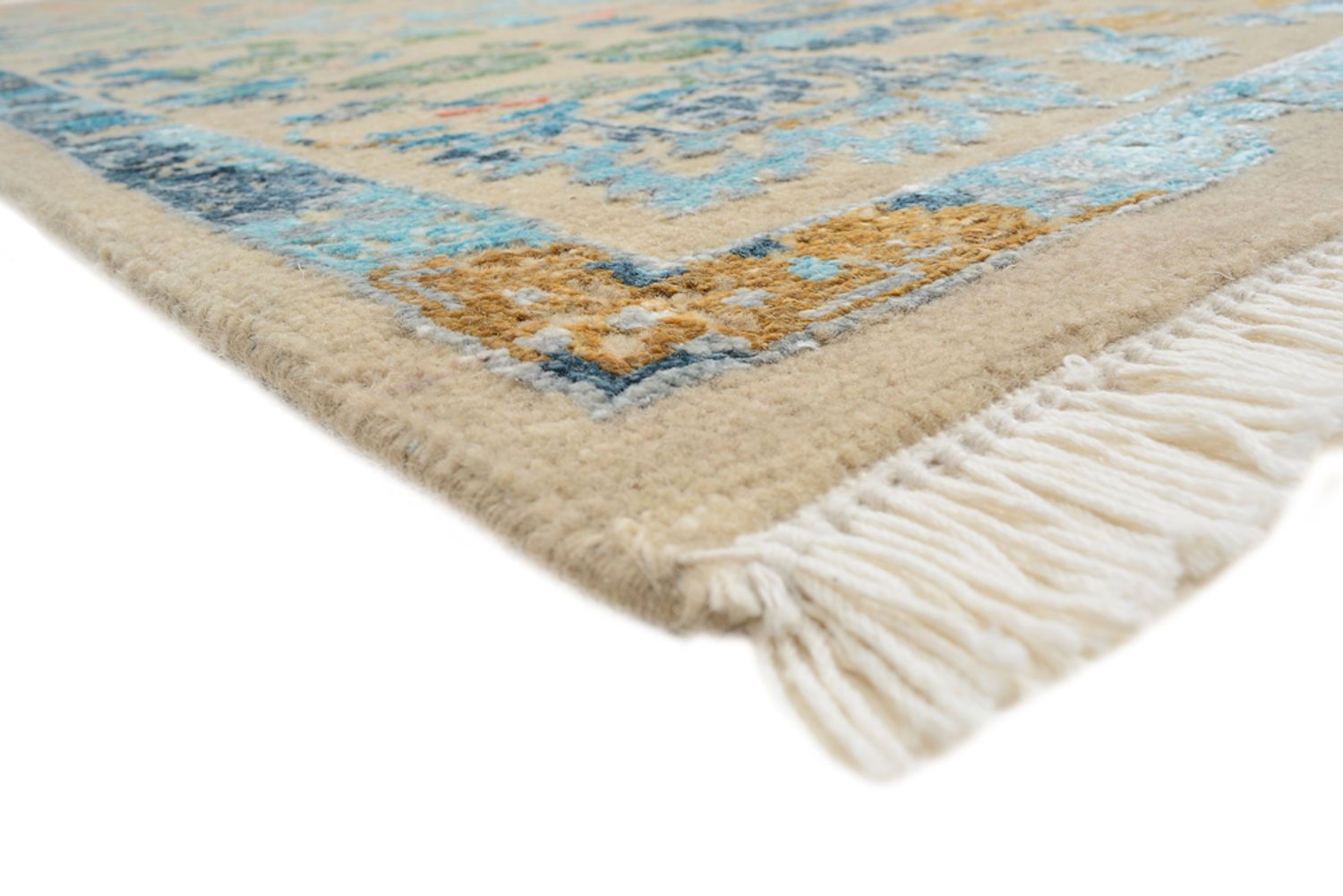 Alfombra de diseño - 234 x 175 cm - beige oscuro