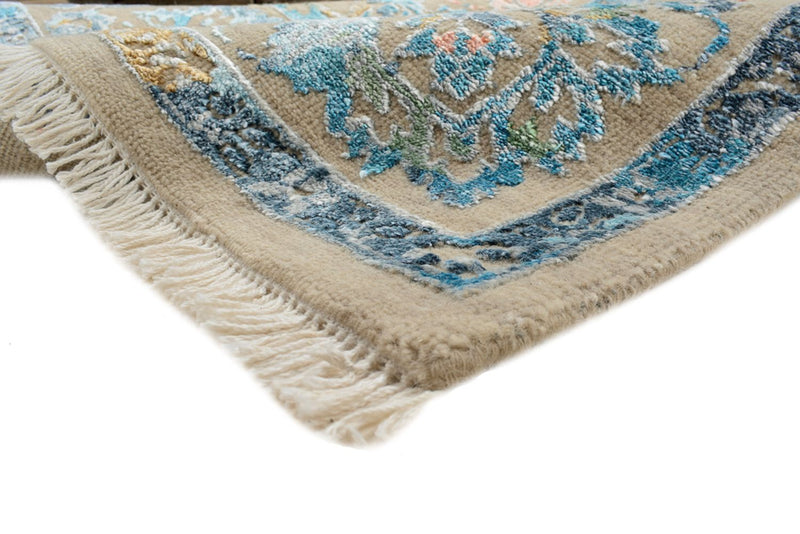Alfombra de diseño - 234 x 175 cm - beige oscuro