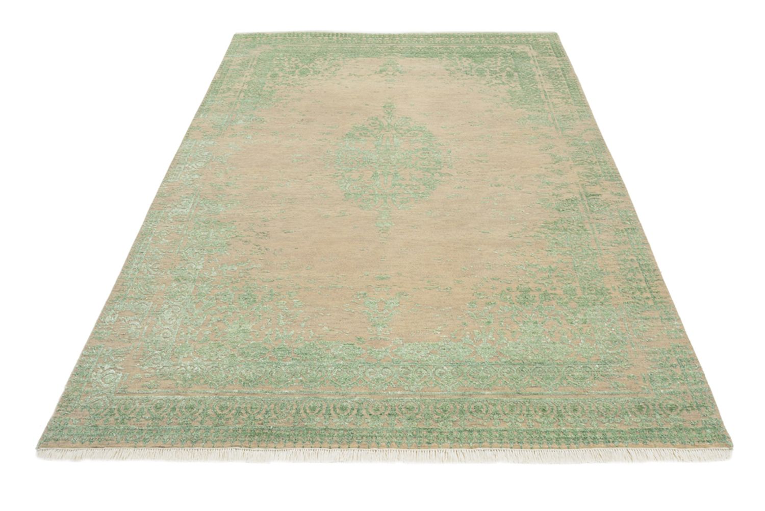 Alfombra de diseño - 243 x 172 cm - beige oscuro