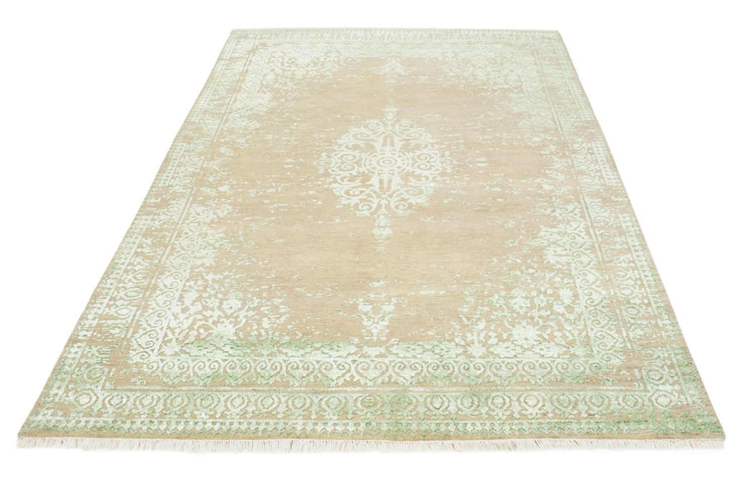 Alfombra de diseño - 243 x 172 cm - beige oscuro