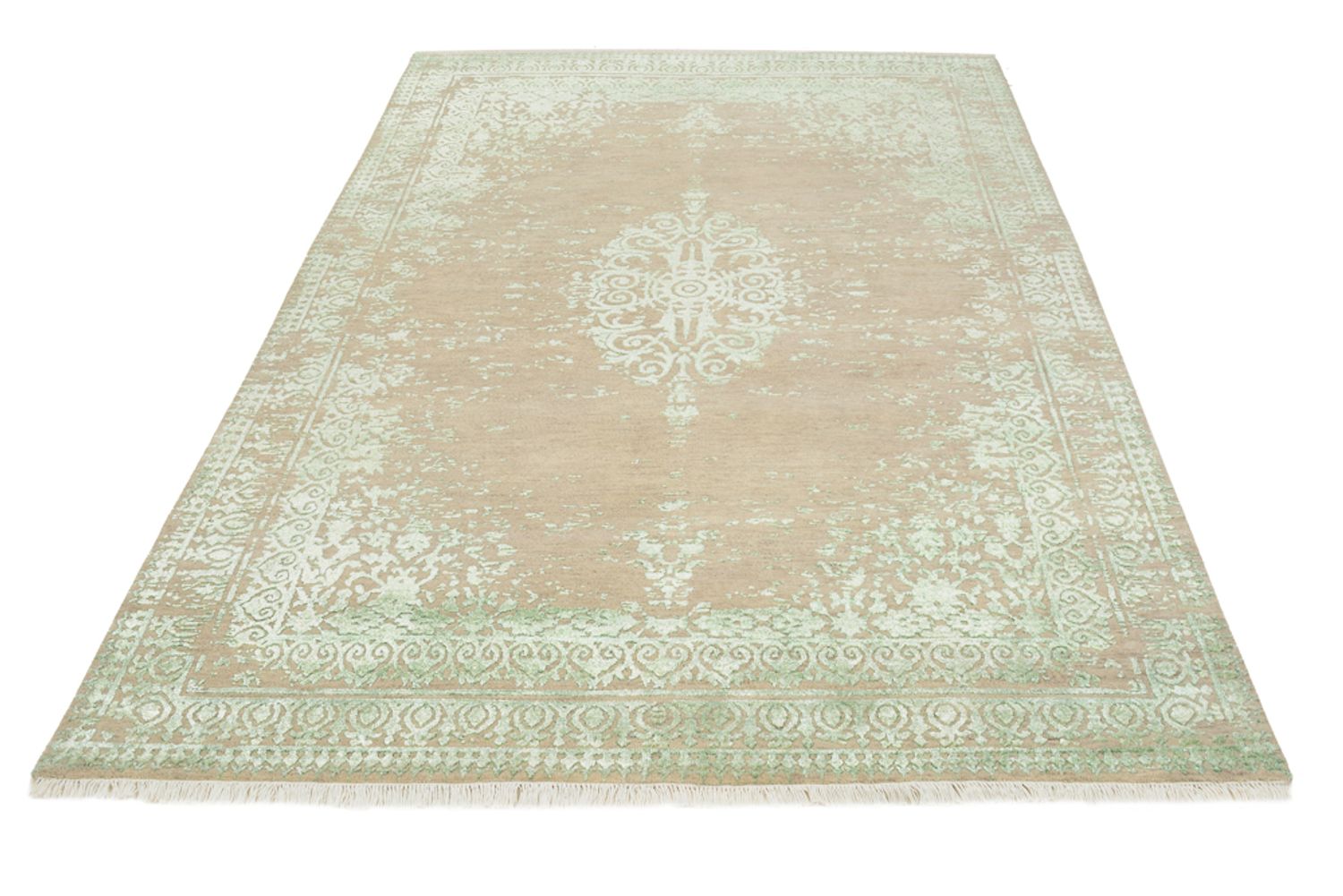 Alfombra de diseño - 239 x 171 cm - beige oscuro