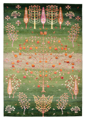 Alfombra Gabbeh - Loribaft Indus - 246 x 171 cm - multicolor