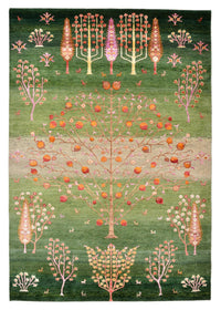 Alfombra Gabbeh - Loribaft Indus - 246 x 171 cm - multicolor