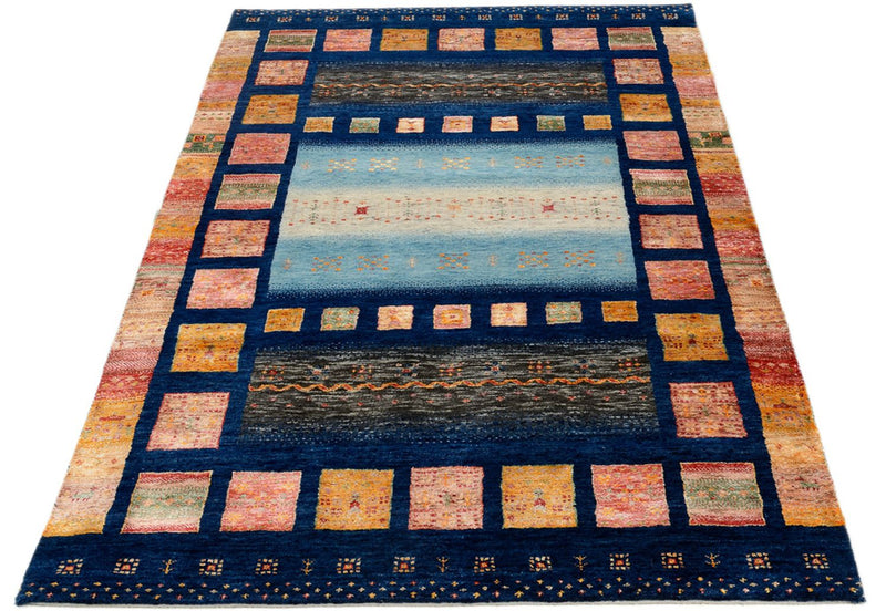 Alfombra Gabbeh - Loribaft Indus - 187 x 125 cm - multicolor