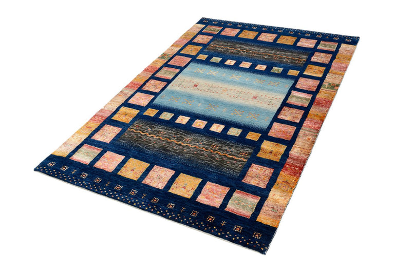Alfombra Gabbeh - Loribaft Indus - 187 x 125 cm - multicolor
