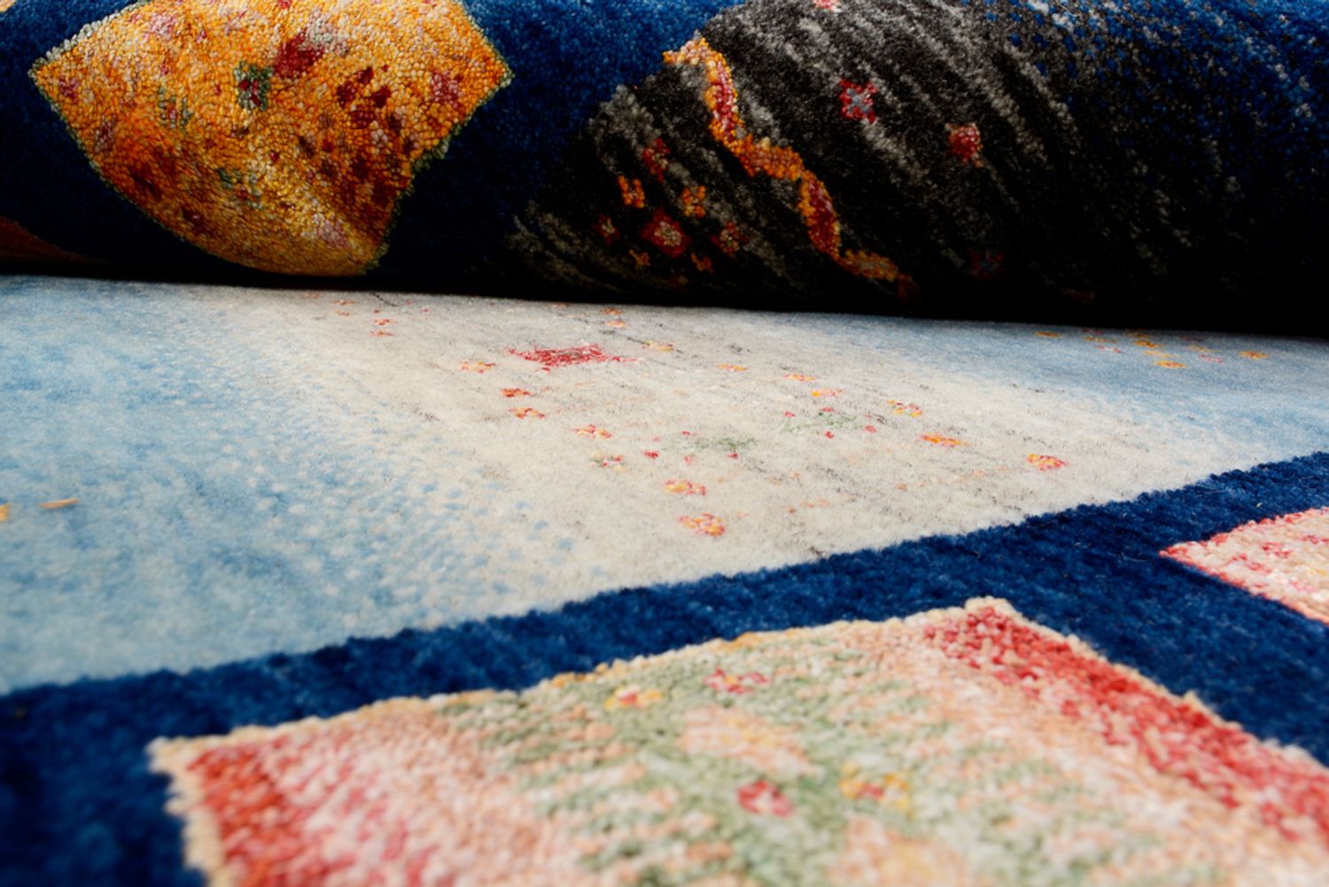 Alfombra Gabbeh - Loribaft Indus - 187 x 125 cm - multicolor