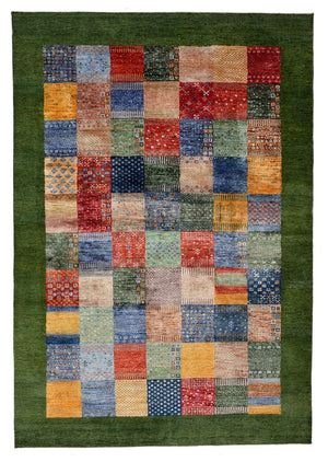 Alfombra Gabbeh - Loribaft Indus - 246 x 171 cm - multicolor