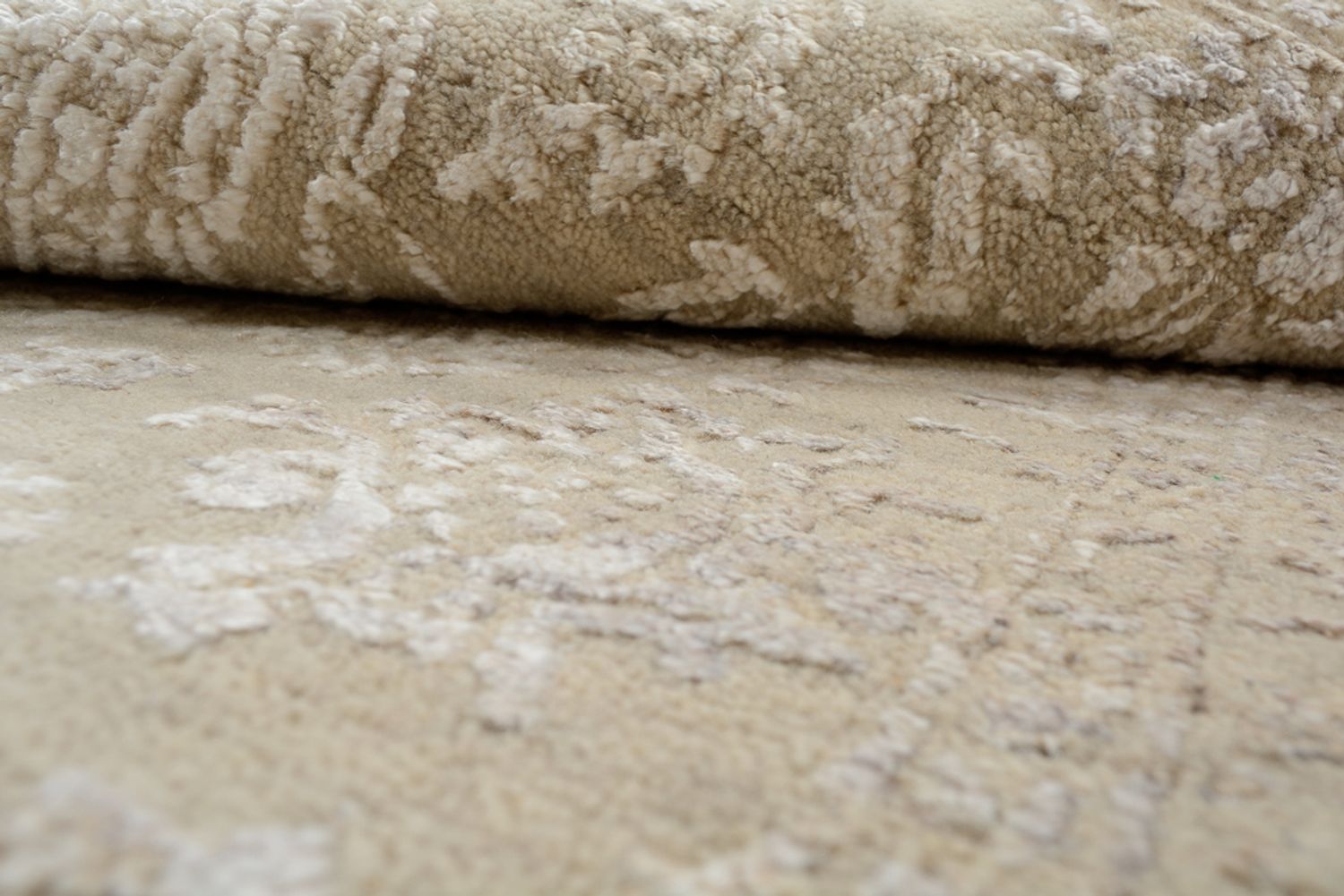 Alfombra de diseño - 153 x 94 cm - beige oscuro