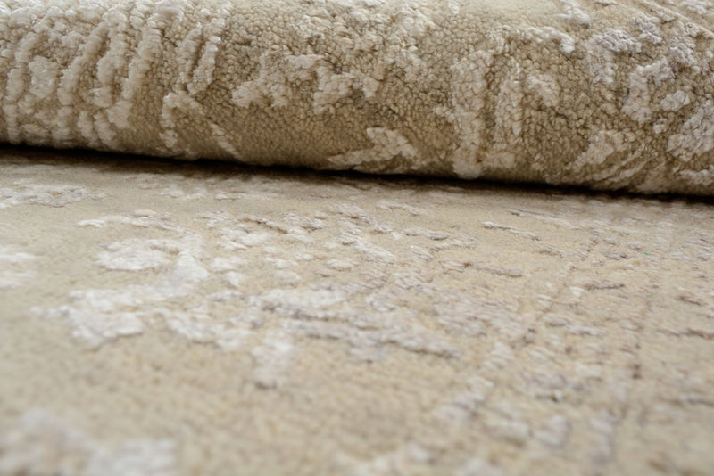 Alfombra de diseño - 153 x 94 cm - beige oscuro