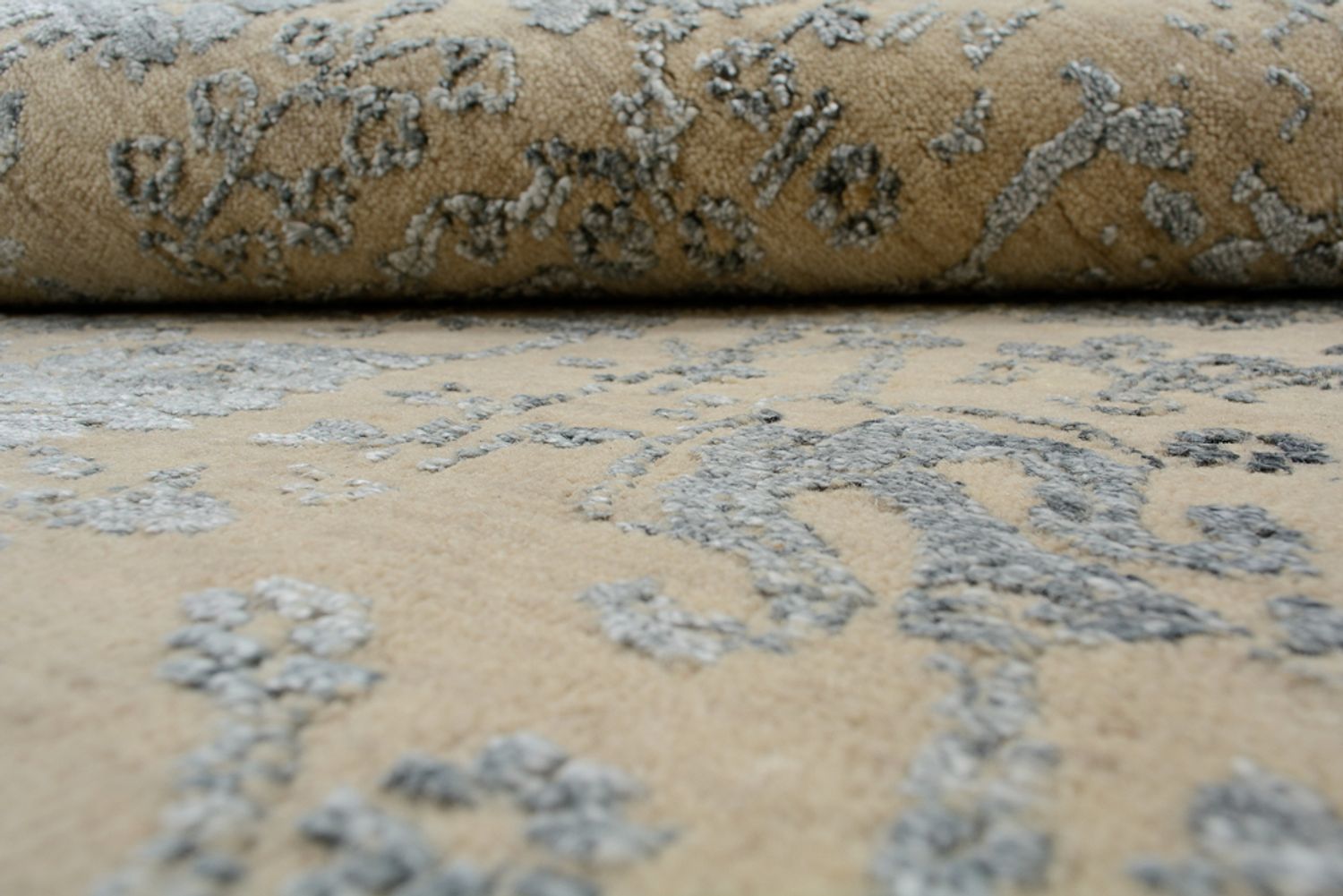 Alfombra de diseño - 184 x 151 cm - arena