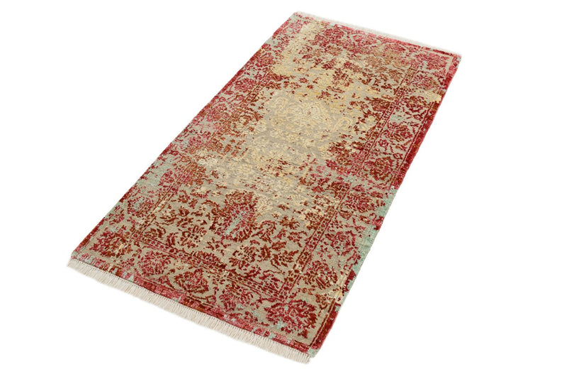 Alfombra de diseño - 134 x 71 cm - rojo claro