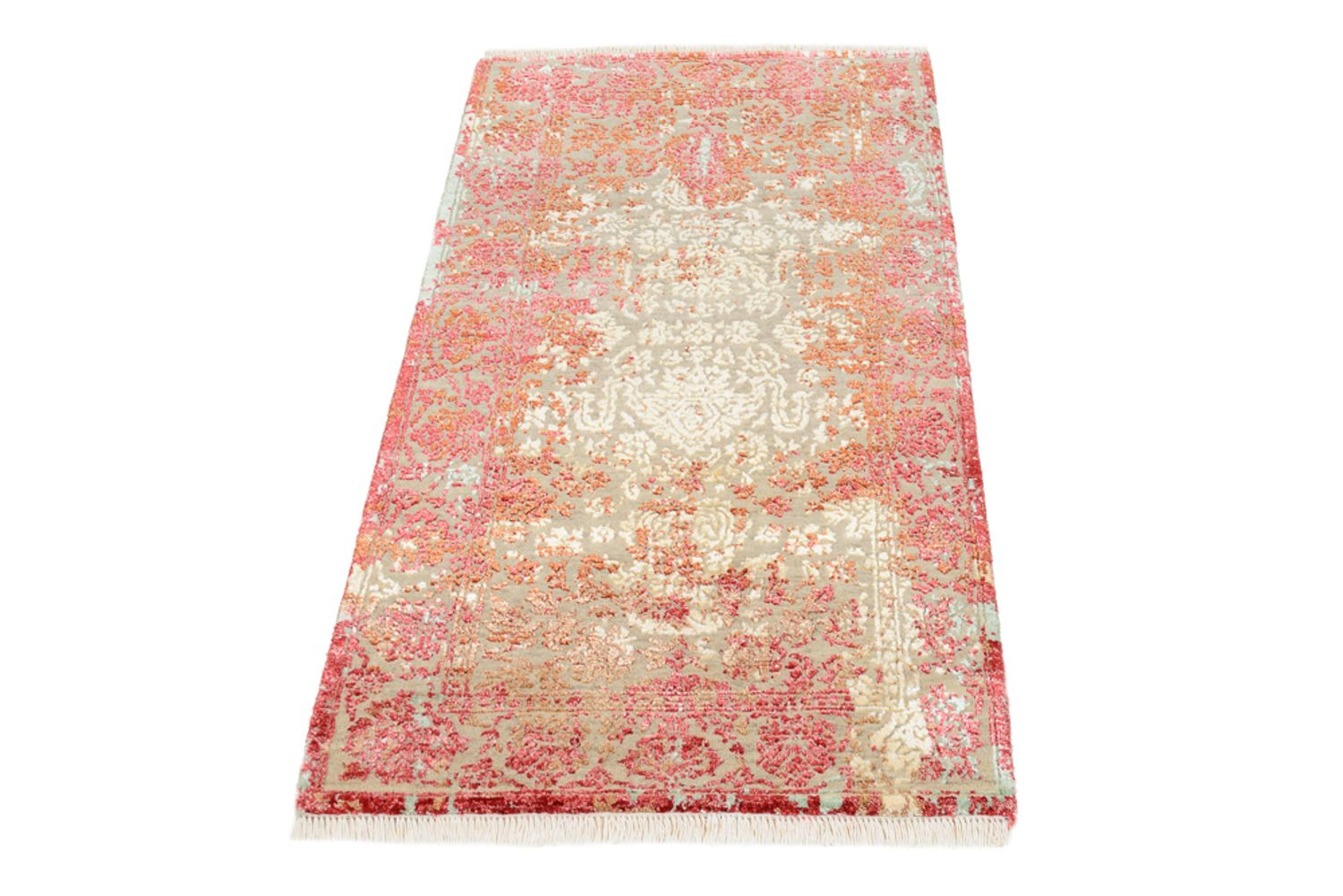 Alfombra de diseño - 134 x 71 cm - rojo claro