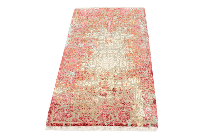 Alfombra de diseño - 134 x 71 cm - rojo claro