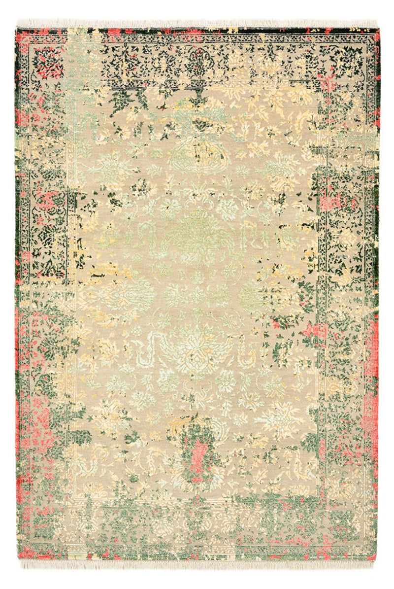 Alfombra de diseño - 188 x 130 cm - beige claro