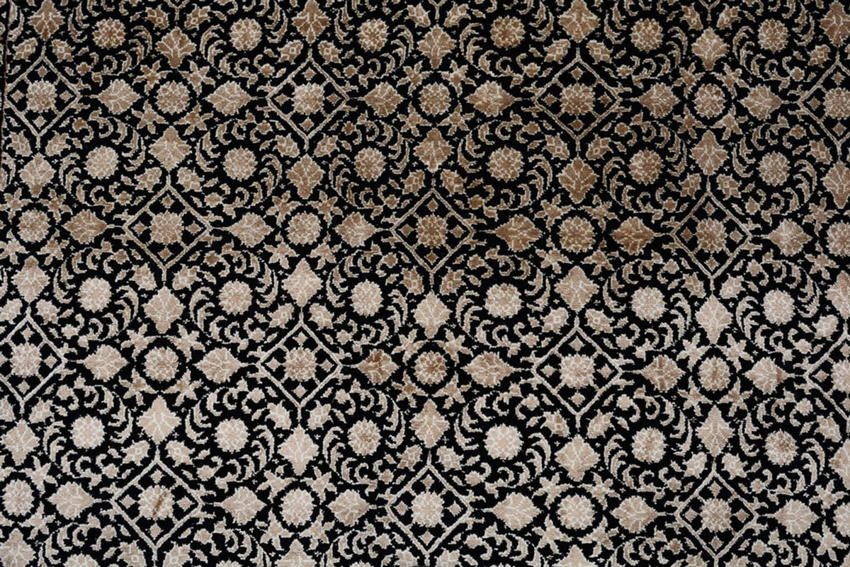 Alfombra oriental - Bidjar - Indus - 204 x 141 cm - beige oscuro
