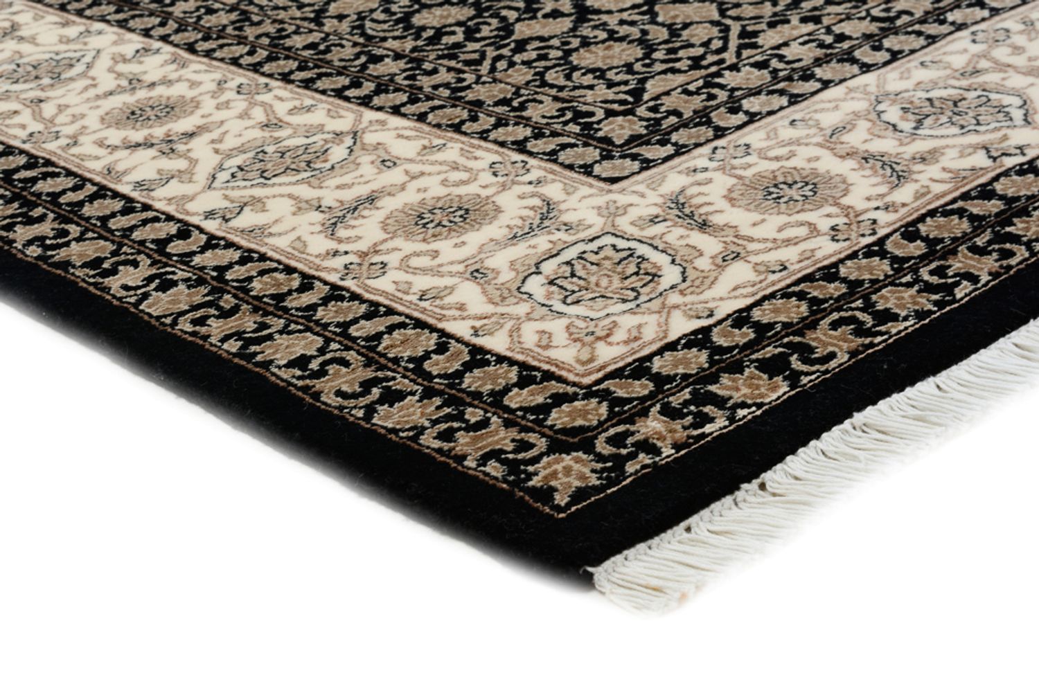 Alfombra oriental - Bidjar - Indus - 203 x 144 cm - beige oscuro