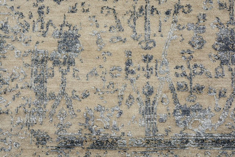 Alfombra de pasillo Alfombra de diseño - 243 x 83 cm - arena