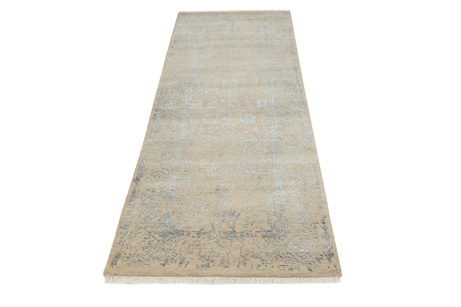 Alfombra de pasillo Alfombra de diseño - 243 x 83 cm - arena