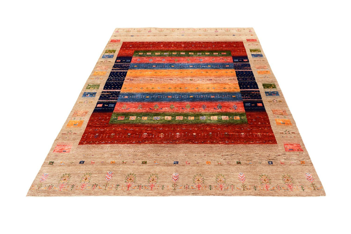 Alfombra Gabbeh - Loribaft Indus - 244 x 173 cm - multicolor