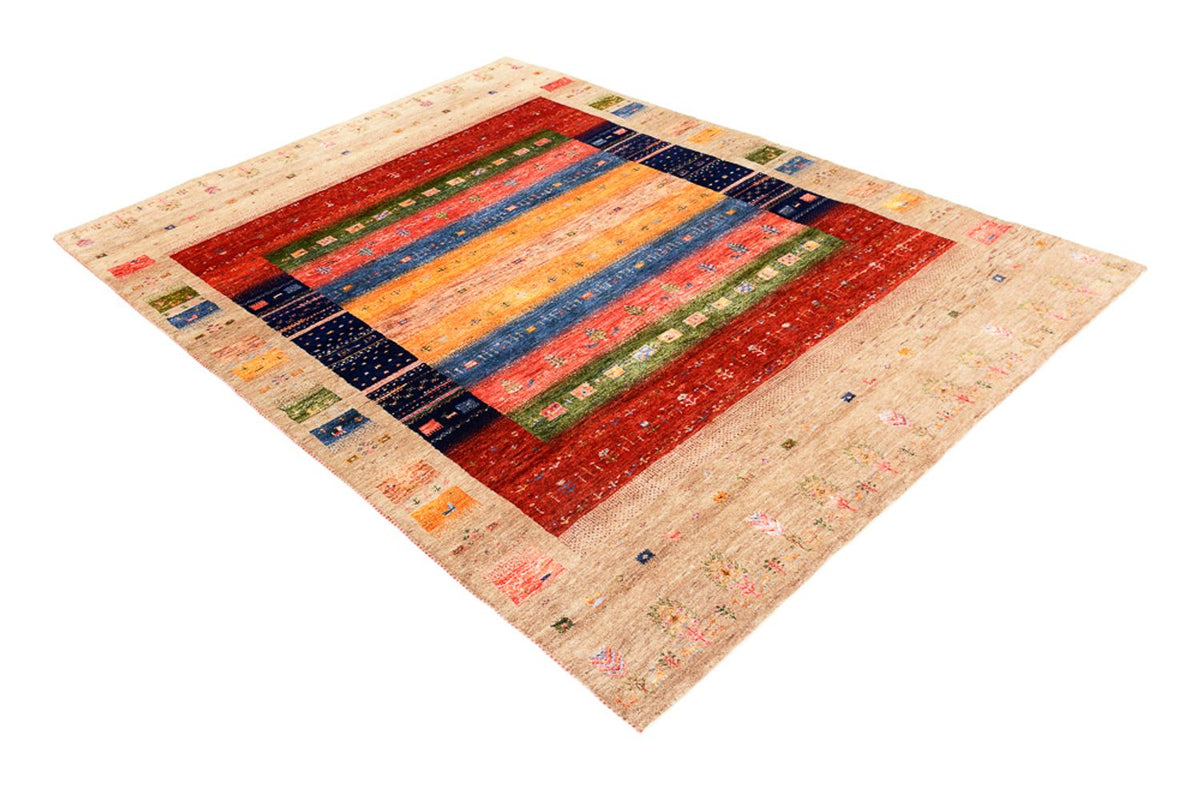 Alfombra Gabbeh - Loribaft Indus - 244 x 173 cm - multicolor