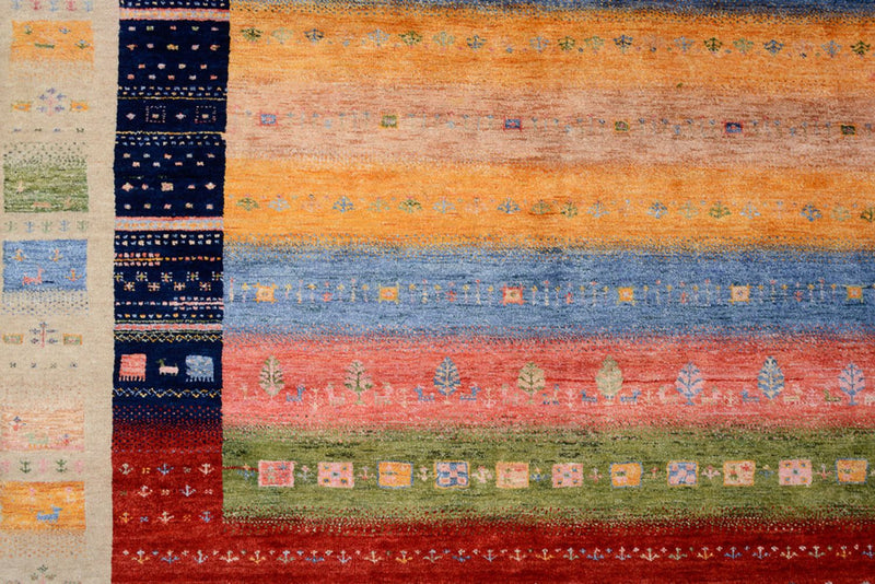 Alfombra Gabbeh - Loribaft Indus - 244 x 173 cm - multicolor