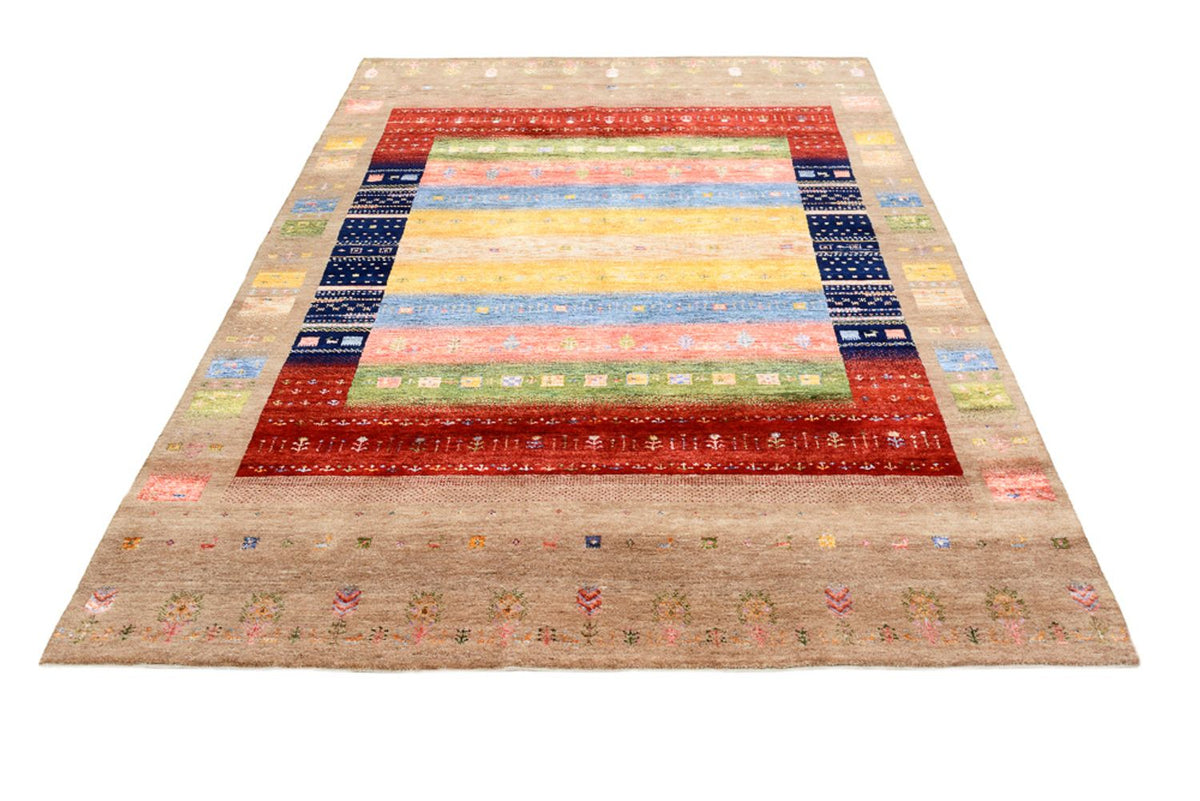 Alfombra Gabbeh - Loribaft Indus - 244 x 173 cm - multicolor