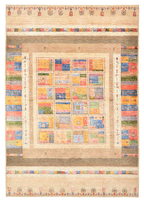 Alfombra Gabbeh - Loribaft Indus - 244 x 171 cm - multicolor