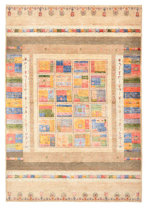 Alfombra Gabbeh - Loribaft Indus - 244 x 171 cm - multicolor